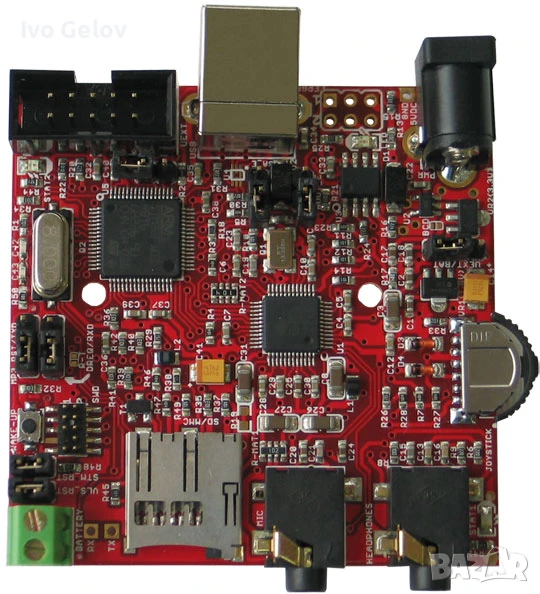 Платка MP3 плеър Olimex MOD-MP3-X, снимка 1