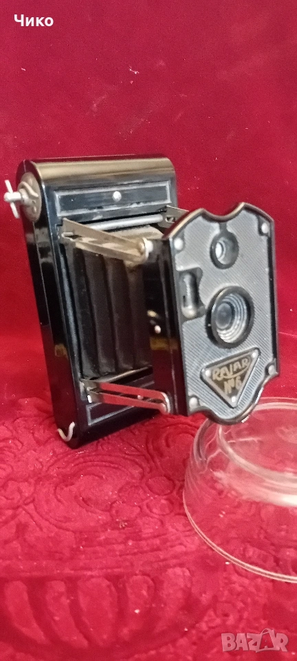 Стар немски мехов фотоапарат, снимка 1