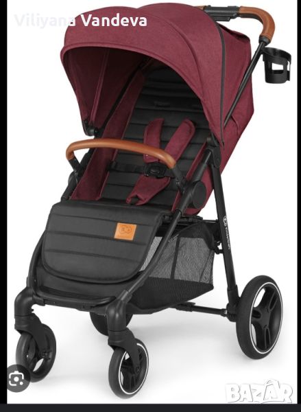 Бебешка количка KinderKraft Grande 2020, бордо
, снимка 1