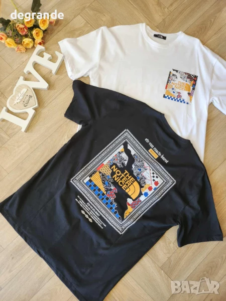 Дамски тениски в бяло и черно, снимка 1