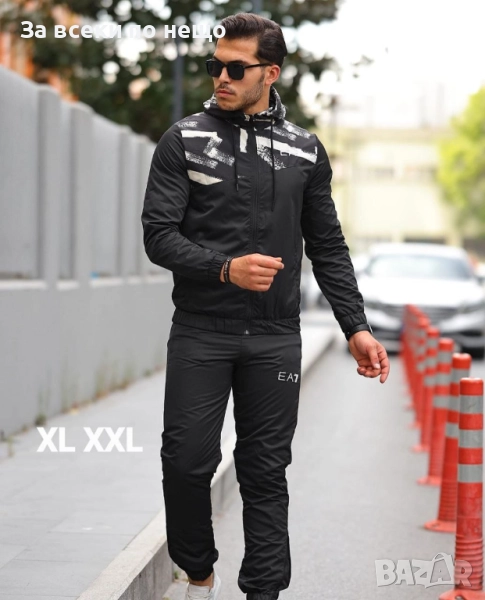 Emporio Armani Мъжки Шушляков Спортен Комплект🔝Мъжки Шушляков Спортен Екип Емпорио Армани Код S161, снимка 1