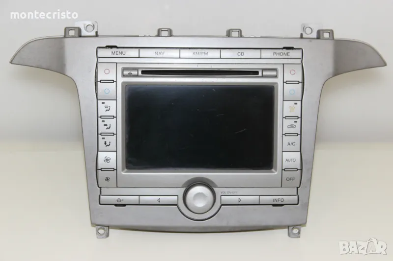 CD RADIO Navi навигация Панел климатроник Ford S-Max (2006-2010г.) 6M2T18B988AC / 6M2T10E889AB Smax, снимка 1