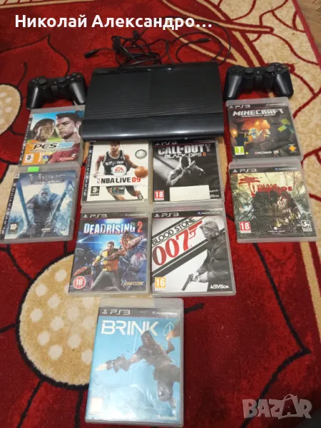 Playstation 3 Super Slim с игри, снимка 1