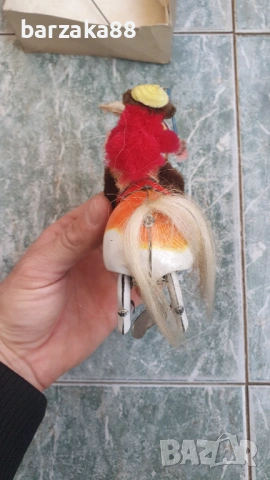 Стара ламаринена играчка Кон с ключе, снимка 6 - Колекции - 54278675