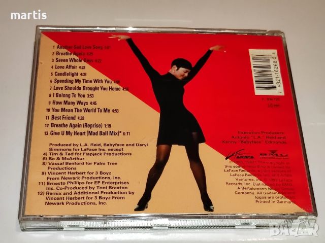 Toni Braxton CD , снимка 2 - CD дискове - 45627798
