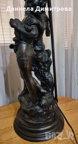 Разкошна и масивна нощна лампа в стил Арт деко, снимка 14 - Други - 50764300