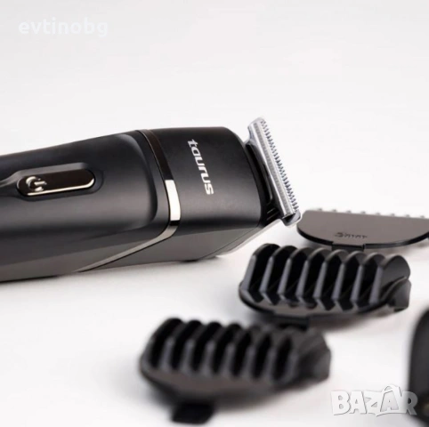 Тример Taurus Hipnos Complet – 7 в 1, 90 мин. автономия, Wet&Dry, батерия и пълен комплект аксесоари, снимка 4 - Тримери - 53942473