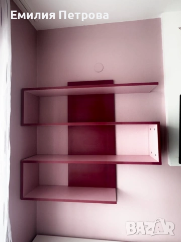 Модерно ъглово бюро и етажерки, снимка 5 - Мебели за детската стая - 53276344