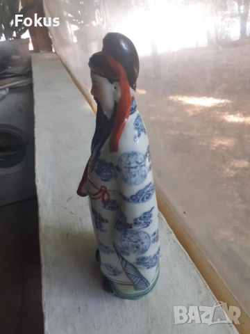 Статуетка китаец порцелан маркировки, снимка 7 - Антикварни и старинни предмети - 53423027