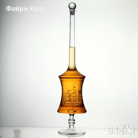 Комплект за уиски, стъклена бутилка 500мл , 2бр чаши x 200мл подарък за мъже, снимка 2 - Подаръци за мъже - 52799085