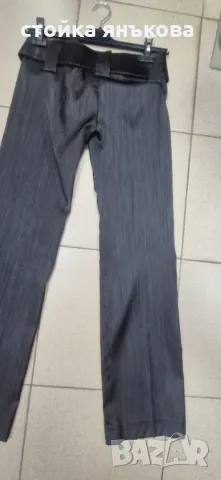 Продавам черен дамски сатенен панталон., снимка 9 - Панталони - 50376046