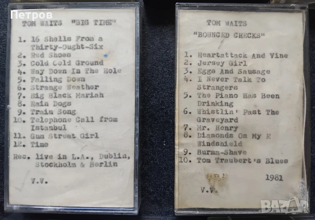 15 бр. албуми на касетки на Том Уейтс , снимка 7 - Аудио касети - 53095311