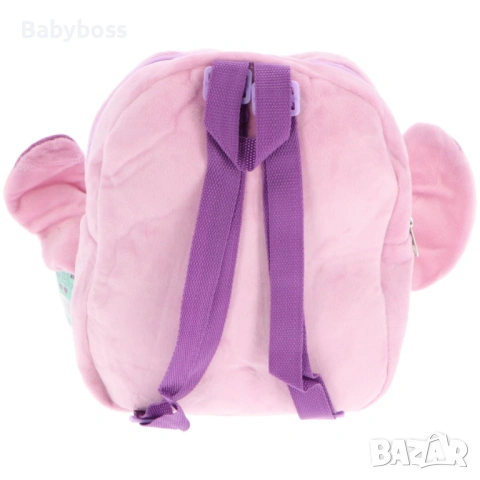 Плюшена раница за момиче с ушички Стич, снимка 3 - Раници - 53185062