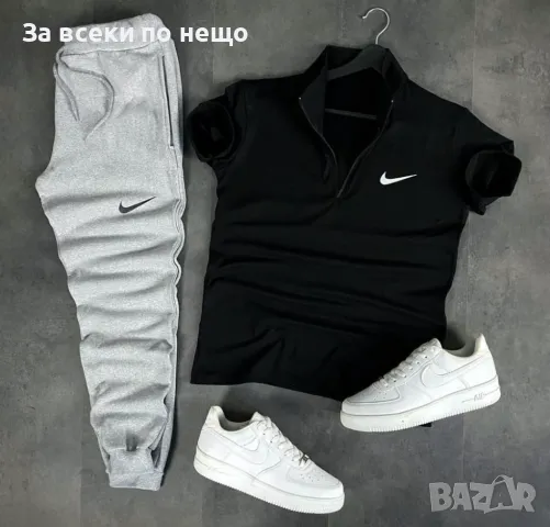 Мъжки спортен комплект Долнище и тениска Nike - 3 налични цвята Код A86, снимка 5 - Спортни екипи - 47390721