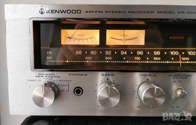 стерео ресийвър усилвател KENWOOD KR-5030 , снимка 5 - Ресийвъри, усилватели, смесителни пултове - 45725442