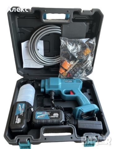 Комплект акумулаторна водоструйка с 2 батерии в куфар, снимка 1 - Други инструменти - 46348075