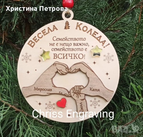 НОВИ МОДЕЛИ!!! Коледна играчка за елха