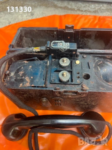 Продавам  несмки военно полеви телефон 1943г, снимка 6 - Бойно оръжие - 51490549