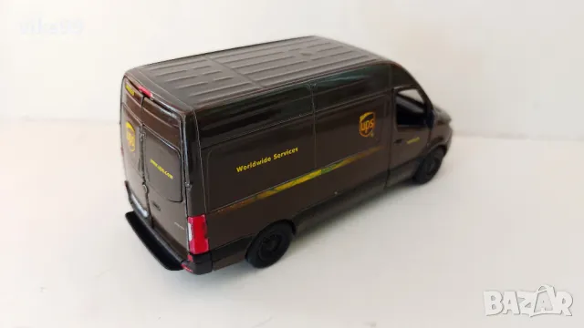 Mercedes-Benz Sprinter UPS Van KiNSMART 1:48 , снимка 5 - Колекции - 47692521