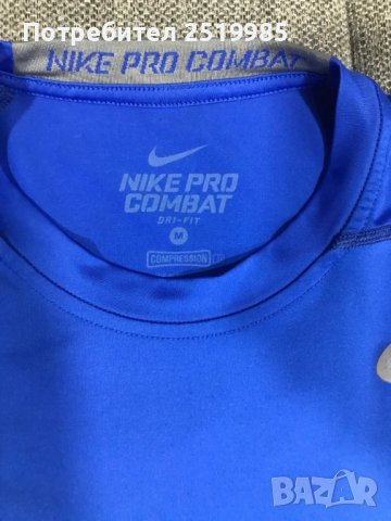 Тениска Nike Pro Combat - размер М, снимка 2 - Тениски - 50773771