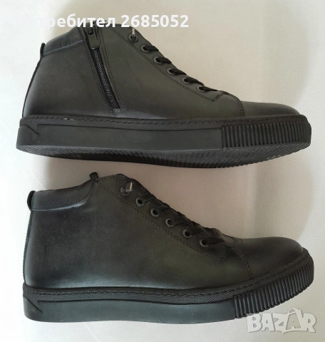 Мъжки боти Bravelli от естествена кожа размер 40, снимка 5 - Мъжки боти - 53528164