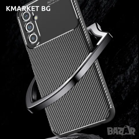 Samsung Galaxy M34 5G Удароустойчив Carbon Fiber Калъф и Протектор, снимка 5 - Калъфи, кейсове - 48490662