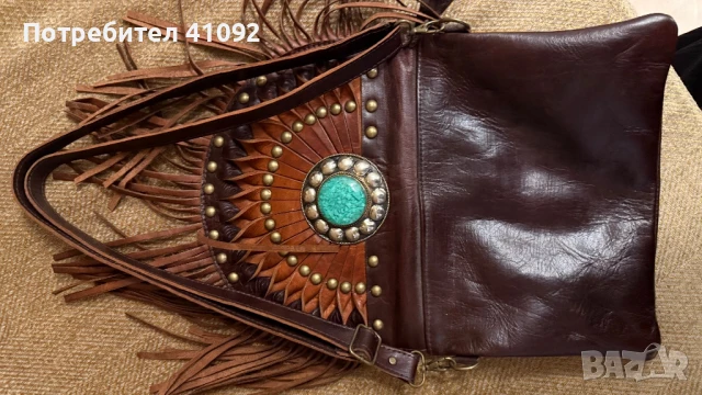 Чанта от естествена кожа Нова, снимка 4 - Чанти - 51343645