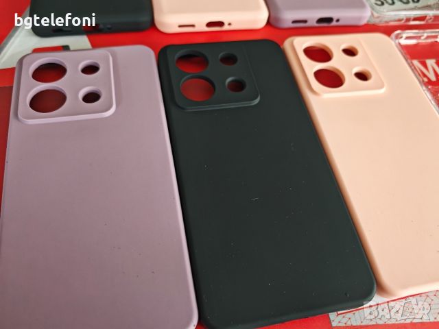 Xiaomi Redmi Note 13 4G/5G,Note 13 Pro 4G/5G,Note 13 Pro + силиконови гърбове, снимка 3 - Калъфи, кейсове - 46190826