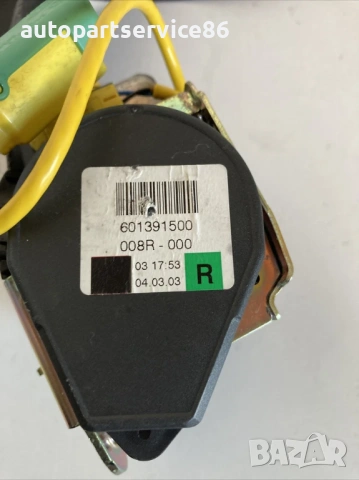 Колан за безопасност преден десен за Volkswagen Touareg 2.5 Tdi (2005) 601391500 , снимка 3 - Части - 54164604