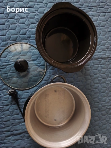 Дигитален Crock-Pot 4.7L – Уред за бавно готвене (Модел SCCPRC507B), снимка 4 - Мултикукъри - 53977469