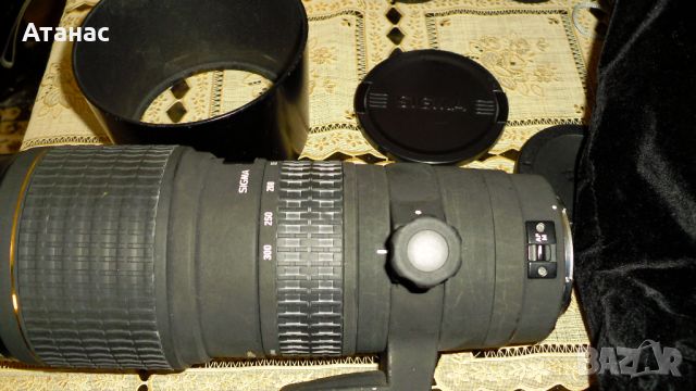 Обектив SIGMA  APO DG HSM 100-300mm F1:4 EX  за CANON , снимка 1 - Обективи и филтри - 45237641