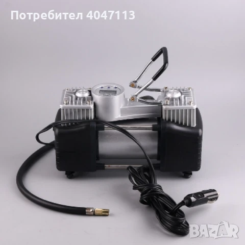 Комплект “Пътна помощ” – компресор за гуми с маркуч за въздух и инструменти 2ц. 12V, снимка 7 - Компресори - 51367892