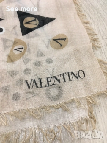VALENTINO шал коприна, снимка 6 - Шалове - 53817777
