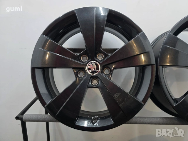 4бр 17ски джанти за SKODA 5x112mm A170723 , снимка 3 - Гуми и джанти - 53347442