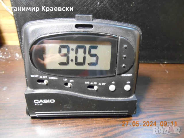 Casio PQ 12 alarm clock vintage, снимка 2 - Други - 51048643