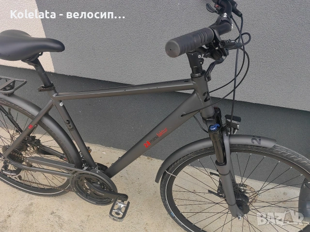 28" 2R manufactur, L размер, хидравлични спирачки трекинг алуминиев велосипед, снимка 9 - Велосипеди - 53035498