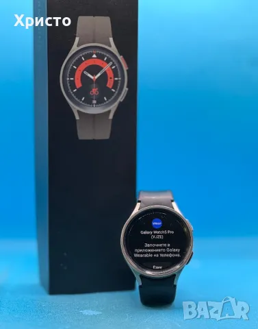 Смарт часовник Samsung Galaxy Watch 5 Pro, 45 mm, Gray, снимка 2 - Смарт часовници - 47791328