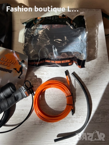 Ново професионално въже за скачане с резервни чанти и торбичка за съхранение на марката 5 billion  , снимка 4 - Фитнес уреди - 52247589