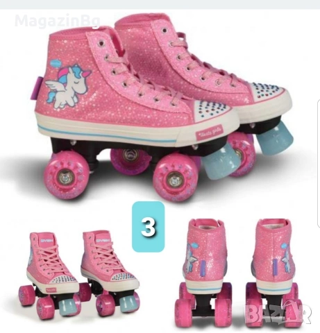 Кънки Trina Euphoria DONNA UNICORN Alicorn Little beetle Ролери roleri, снимка 4 - Ролери, кънки - 38697341