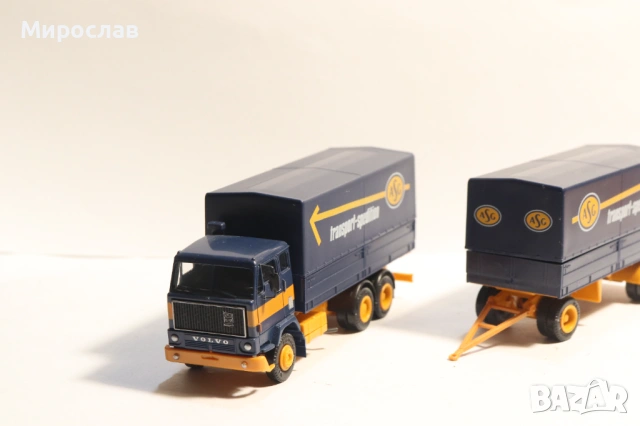 HERPA H0 1/87 VOLVO TIR КОЛИЧКА КАМИОН МОДЕЛ, снимка 3 - Колекции - 53445490
