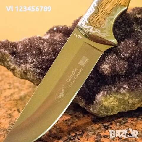 Ловен нож фиксирано острие- Columbia A070, снимка 5 - Ножове - 52266555