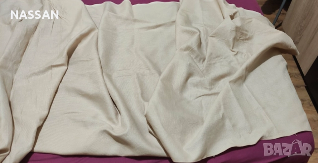 Панама Aida 16 ct, цвят екрю. Нов плат, отличен за гоблени и карета, снимка 2 - Платове и дамаски - 52740118