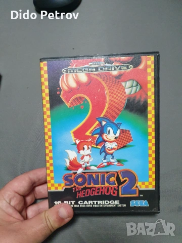Игра за Sega Mega Drive Sonic The Hedgehog 2 