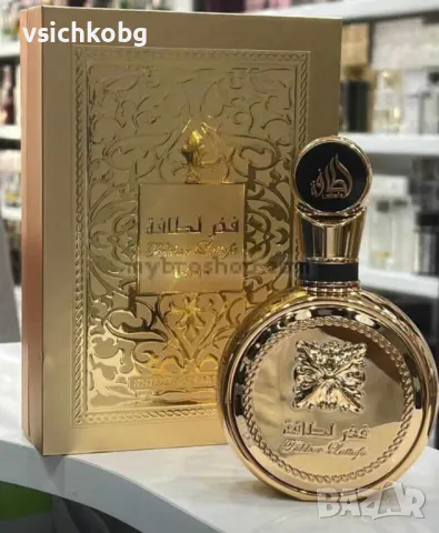 Луксозен арабски парфюм FAKHAR Extract Gold от Lattafa 100ml Градински чай, плодове от хвойна, лаван, снимка 1 - Унисекс парфюми - 47026656