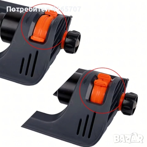 Градинска пръскачка с регулируема осцилираща система, 19 отвора, снимка 3 - Напояване - 53370291