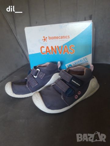 Обувки Biomecanics canvas размер 24, тъмносини, перящи се, снимка 2 - Детски обувки - 46065531