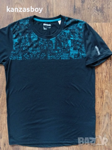 Reebok Men's T-Shirt Street Workout PlayDry Black - мъжка тениска р-р L, снимка 4 - Тениски - 53915513