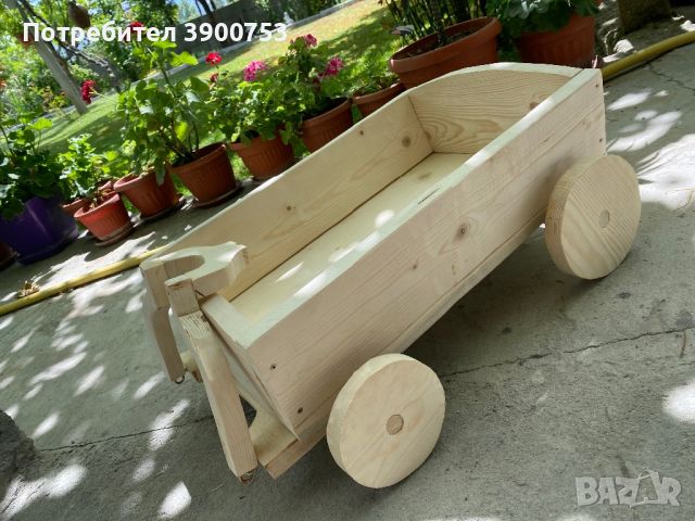 Декоративни колички и каручки, снимка 2 - Градински мебели, декорация  - 46417959