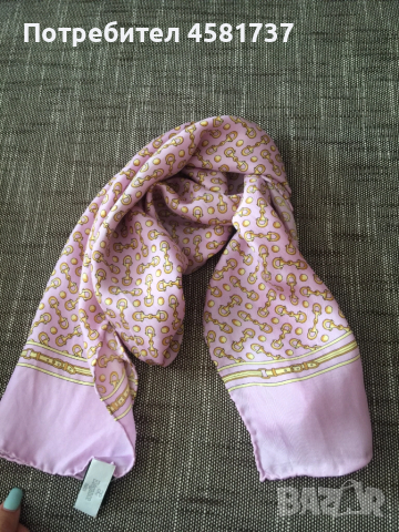 Копринен шал Elegance Paris, снимка 10 - Шалове - 51879787