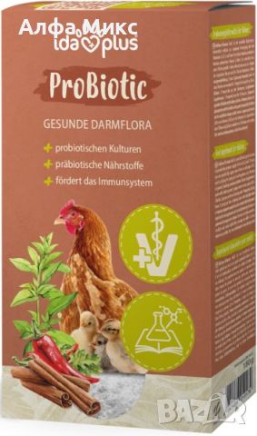 IdaPlus ProBiotic - пробиотик за здрава чревна флора при птици 180гр, Арт.№: 73184, снимка 1 - За селскостопански - 46289054